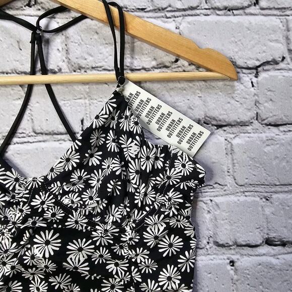 Urban Outfitters Out From Under Girl Crush Printed Bra Top White Daisy New Large - Picture 5 of 10
